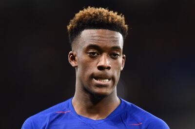 (FILES) In this file photo taken on January 27, 2019 Chelsea's English midfielder Callum Hudson-Odoi reacts during the English FA Cup fourth round football match between Chelsea and Sheffield Wednesday at Stamford Bridge in London. Chelsea's players and coaching staff were ordered into isolation as Callum Hudson-Odoi became the first Premier League player confirmed to have the new coronavirus late on March 12, 2020. - RESTRICTED TO EDITORIAL USE. No use with unauthorized audio, video, data, fixture lists, club/league logos or 'live' services. Online in-match use limited to 120 images. An additional 40 images may be used in extra time. No video emulation. Social media in-match use limited to 120 images. An additional 40 images may be used in extra time. No use in betting publications, games or single club/league/player publications.
 / AFP / Glyn KIRK                   / RESTRICTED TO EDITORIAL USE. No use with unauthorized audio, video, data, fixture lists, club/league logos or 'live' services. Online in-match use limited to 120 images. An additional 40 images may be used in extra time. No video emulation. Social media in-match use limited to 120 images. An additional 40 images may be used in extra time. No use in betting publications, games or single club/league/player publications.
