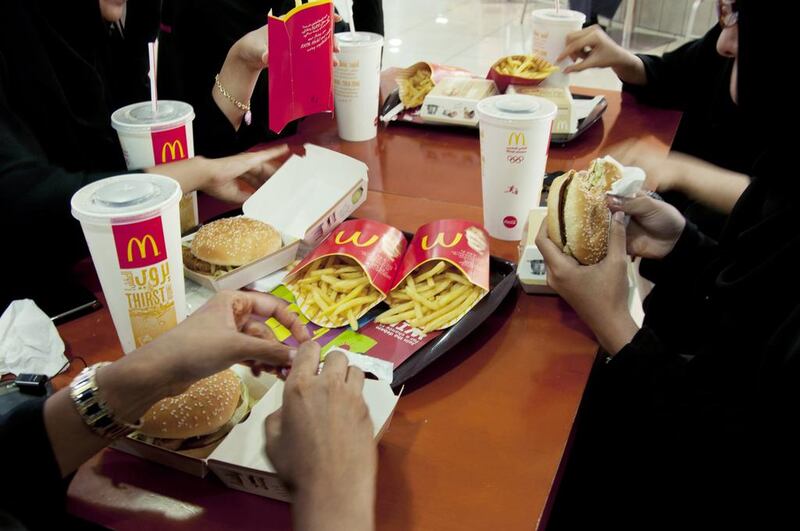 Should fast-food be banned from schools?  Fatima Al Marzouqi/The National