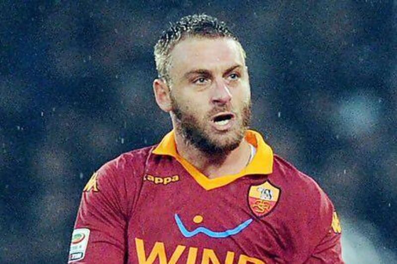 Roma's Daniele de Rossi is billed as the 'future captain' of the club when Francesco Totti retires. Giuseppe Bellini / Getty Images