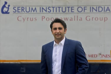 Adar Poonawalla is chief executive of the Serum Institute of India in Pune, India, which is producing the AstraZeneca Covid-19 vaccine. Reuters