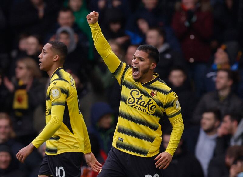 Cucho Hernandez - 7: Brazilian hit sensational overhead-kick to level for Hornets in 11th minute. Ridiculous triple roll across ground after being caught slightly in face by White arm early in second half. Reuters