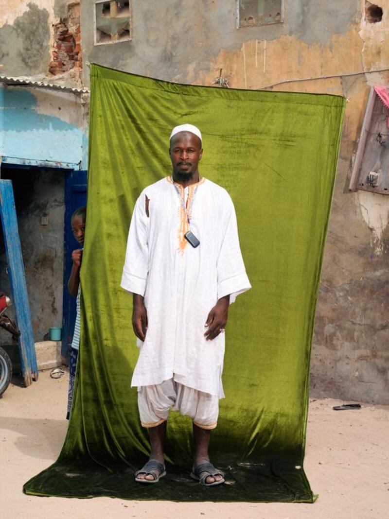 Marabout Aliou Sow in the Makhana district of Saint-Louis, Senegal.