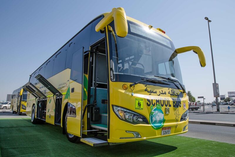 Emirates Transport, which operates many of the country's school buses, had route and scheduling problems on the first day back to school in Abu Dhabi.