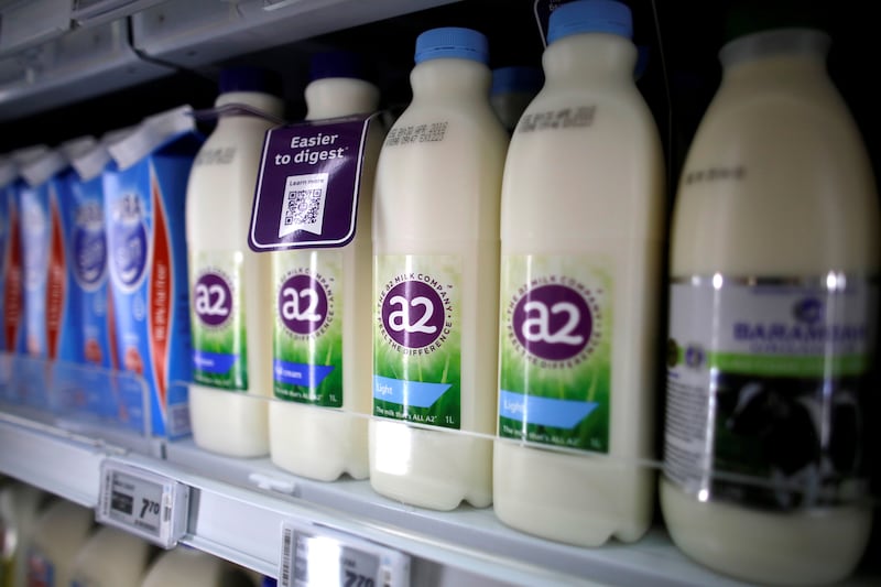 Sharjah's A2 milk could be widely available in the UAE by next year. Reuters