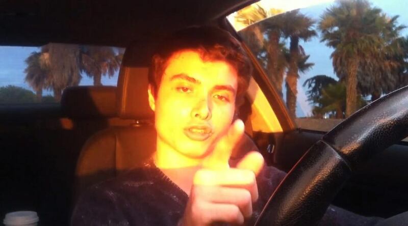 Student Elliot Rodger, 22, murders six people and kills himself after posting a YouTube video the night before and emailing a 137-page document detailing his frustration at being rejected by women and his plans for revenge murder. He stabbed two roommates and a friend to death, then shot three women on the street, killing two. He killed another victim at a delicatessen and injured others. He then killed himself.