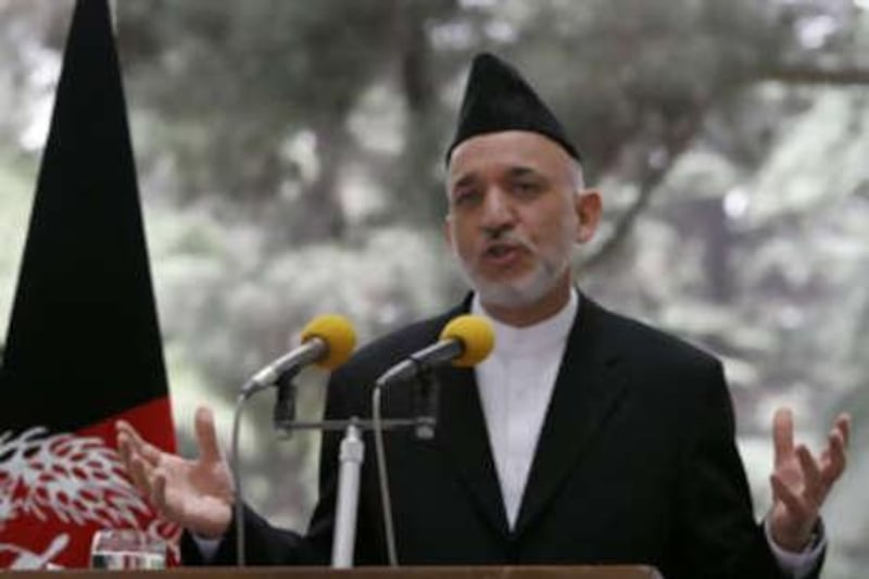 President Karzai, who traders have blamed for the market attack.