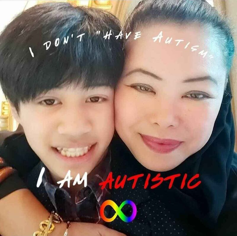 He had autism diagnosed after he started to attend school. He is no longer enrolled as he struggles to blend in with other children.