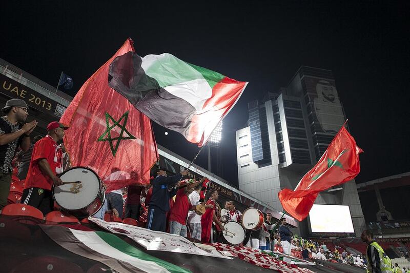 UAE drummers create a carnival atmosphere in Abu Dhabi.