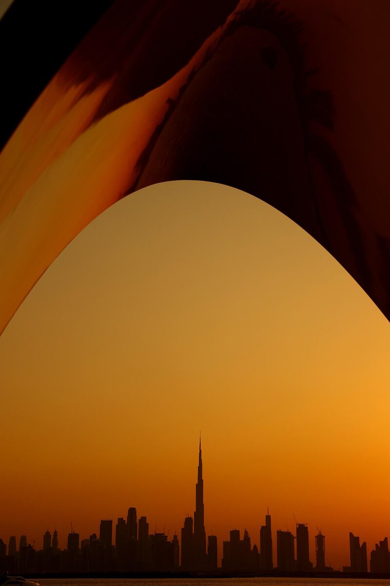 The skyline in Dubai during Ramadan. Getty