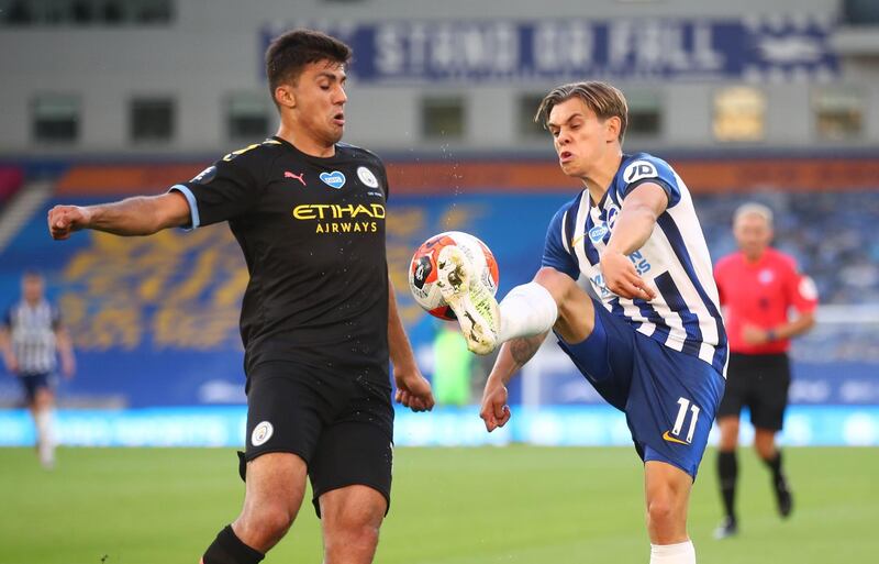 Rodri – 8, Gave the ball away. Once. Promptly won it back, and was a picture of composure thereafter. High class. Reuters