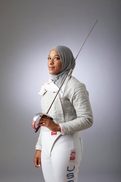 Ibtihaj Muhammad - the first Muslim woman to represent the US at the Olympics whilst wearing a hijab. Heidi Gutman-Guillaume