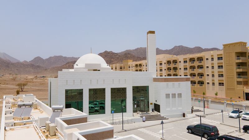 A new mosque in Hatta, Dubai, is set to be a beacon of sustainability. Courtesy: Dewa