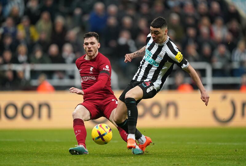 Andy Robertson – 7. Kept Almiron quiet and could have had an assist of his own. PA