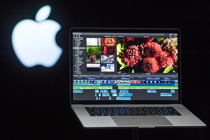 The new MacBook Pro laptop launched in 2016 included an upgraded retina display. Bloomberg