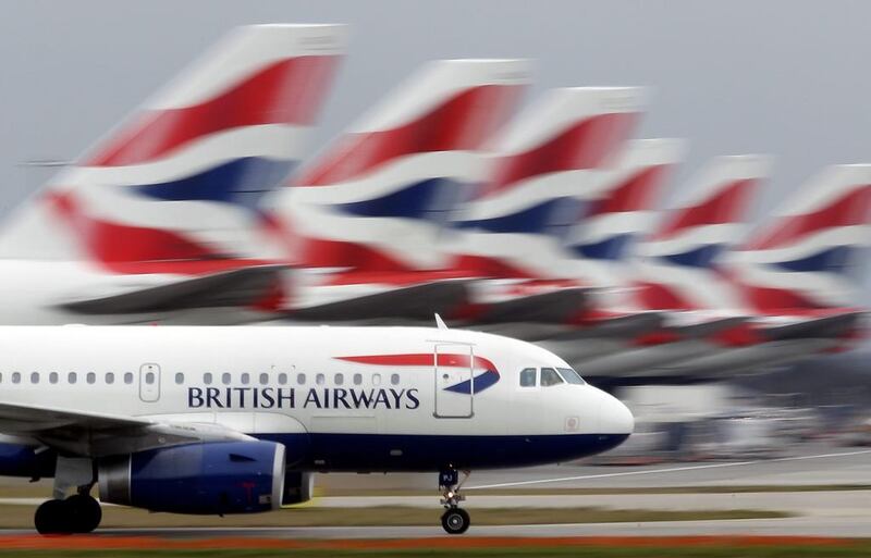 8th: British Airways. Based: UK. Flight performance: on time 71%. Baggage fees: third bag $170. Fleet size: 265, average age 12.5 years. Getty