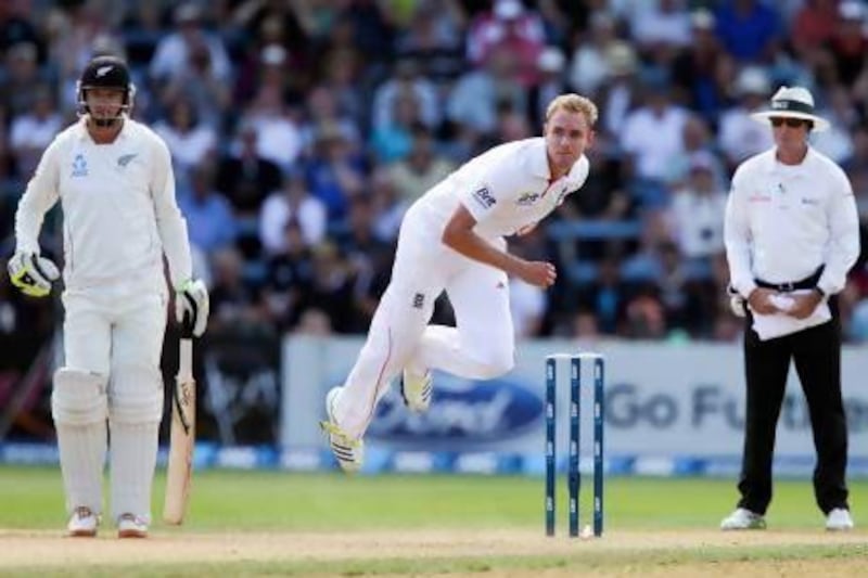 Stuart Broad took six for 51 for England.