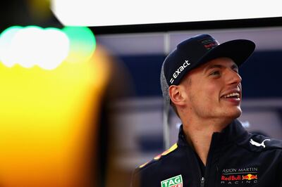 SHANGHAI, CHINA - APRIL 12:  Max Verstappen of Netherlands and Red Bull Racing looks on in the garage  during previews ahead of the Formula One Grand Prix of China at Shanghai International Circuit on April 12, 2018 in Shanghai, China.  (Photo by Mark Thompson/Getty Images)
