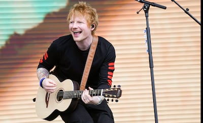 Ed Sheeran has sold more than 150 million records worldwide. AP