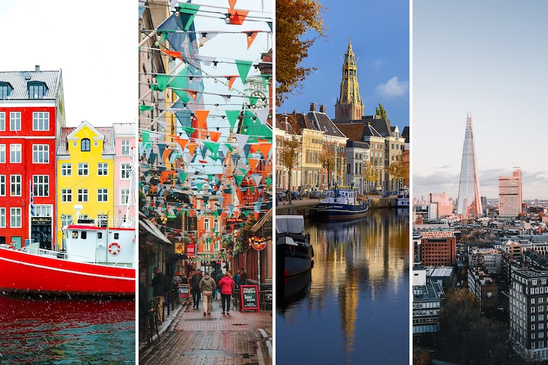 4. Denmark, Ireland, Netherlands, United Kingdom. Photo: Unsplash