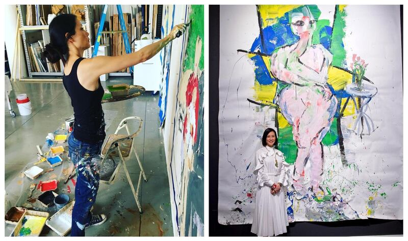 ‘Charlie’s Angels’ star Lucy Liu used to paint under the pseudonym Yu Ling. Instagram
