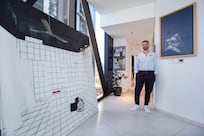 How a Dubai man built a $200,000 art collection in his Business Bay home