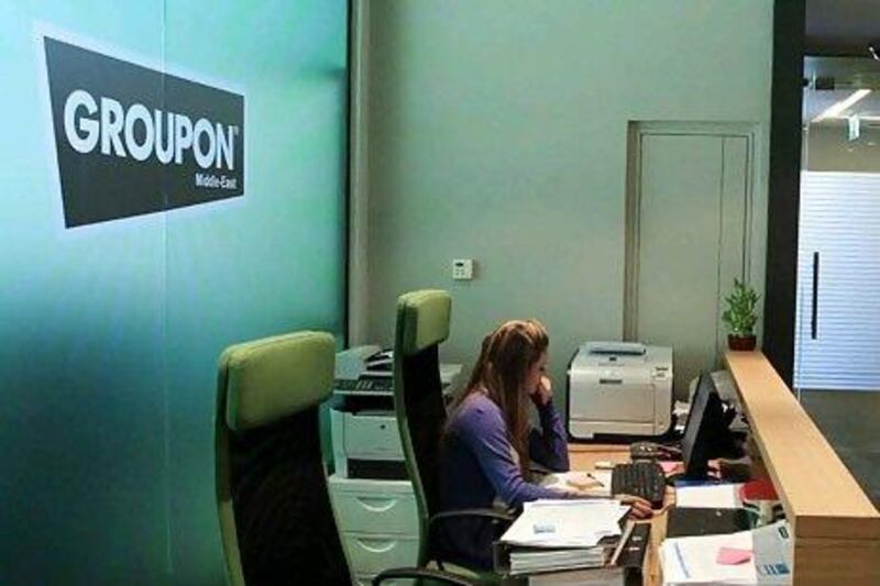Groupon Middle East has confirmed it is profitable. Satish Kumar / The National