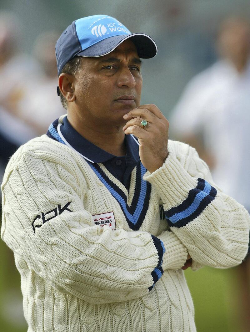 SYDNEY, AUSTRALIA - OCTOBER 12: Sunil Gavaskar, the Chairman of Selectors for the ICC World XI looks on during training at the Sydney Cricket Ground on October 11, 2005 in Sydney, Australia. (Photo by Mark Nolan/Getty Images)