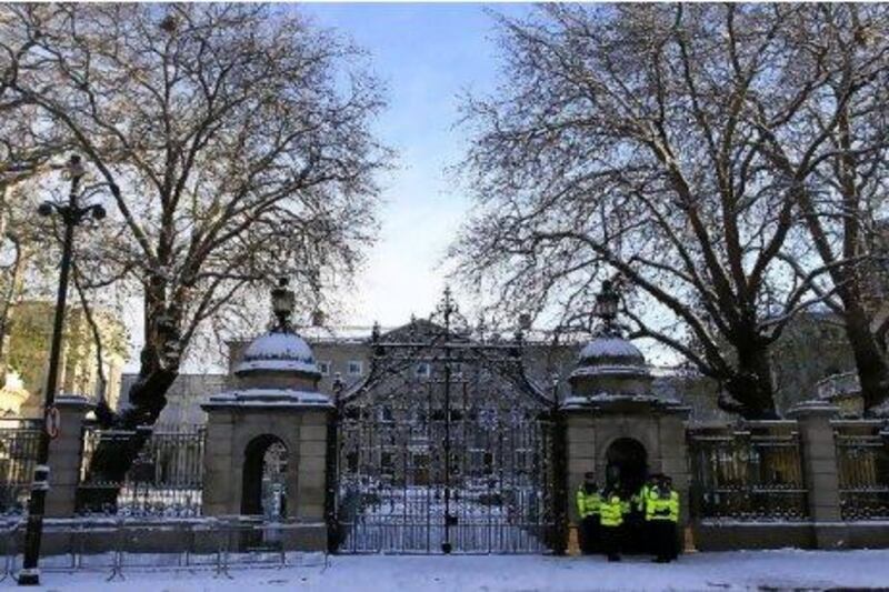 Ireland is determined to be the first EU country to exit a programme of external aid. Above, The Irish parliament in Dublin. Peter Morrison / AP Photo