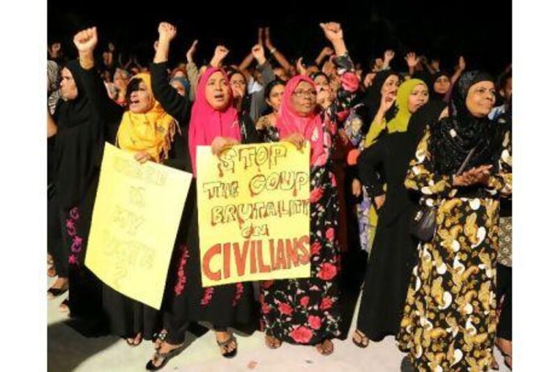 The political unrest in the Maldives deposed a president of some accomplishment, a reader says. Ishara Kodikara / AFP