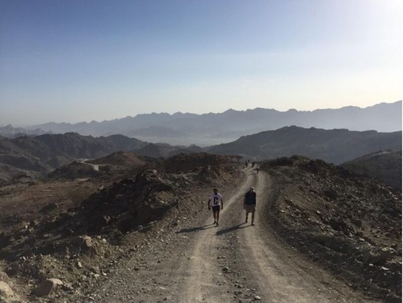 The hike from Wadi Sena to Wadi Kub in Ras Al Khaimah is stunning, says Bryan Doyle, general manager of The Adventure Centre. Photo: The Adventure Centre