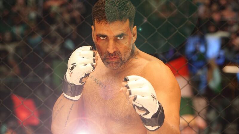 Akshay Kumar performs a high-octane action sequence in the movie Brothers. Courtesy Empire International Gulf and Fox Star India