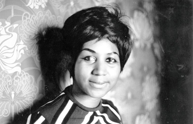 American soul singer Aretha Franklin, a star on the Atlantic record label.   (Photo by Express Newspapers/Getty Images)