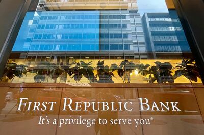 The headquarters of First Republic Bank in San Francisco. AP