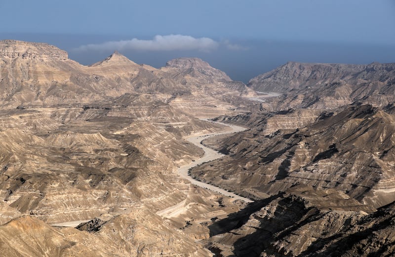 Dhofar, Oman - September 28, 2018: The modern south Arabian language of Bathari is spoken by 12 people from the remote region around Shuwaimiyyah, 300 km west of Salalah. Friday, September 28th, 2018 in Between Salalah and Shuwaimiyyah, Oman. Chris Whiteoak / The National