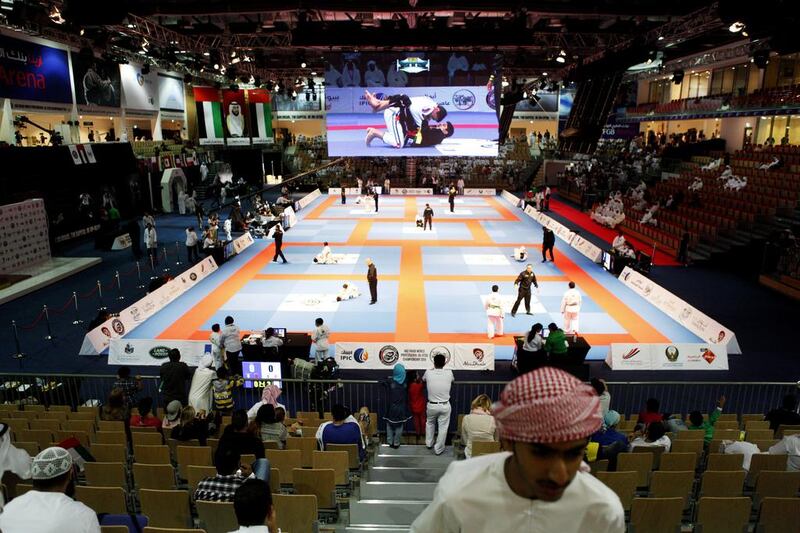 Jiu-jitsu is one of the fastest-growing sports in the UAE as the inaugural Ras Al Khaimah Open starts on Friday. Christopher Pike / The National



