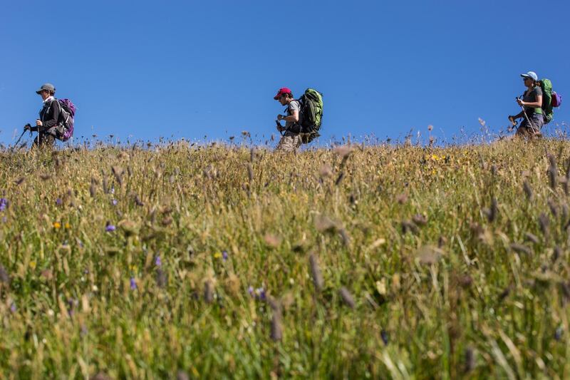 Hiking in the French Alps. Courtesy Stuart Butler