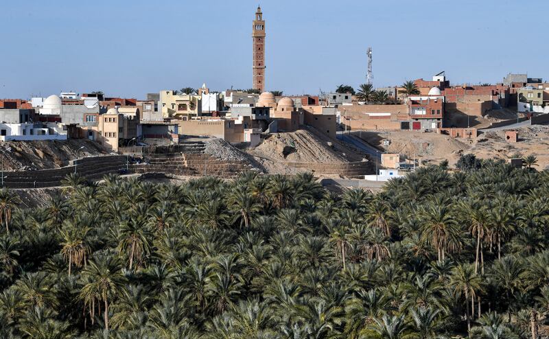 Centuries-old irrigation systems are still in use in the region, helping to sustain farms and palm gardens.