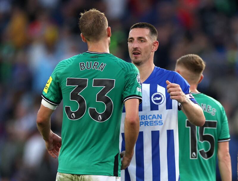 Lewis Dunk - 7. Another exemplary performance from the Brighton captain. The tall defender put his body on the line several times and didn’t put a foot wrong in defence. Reuters