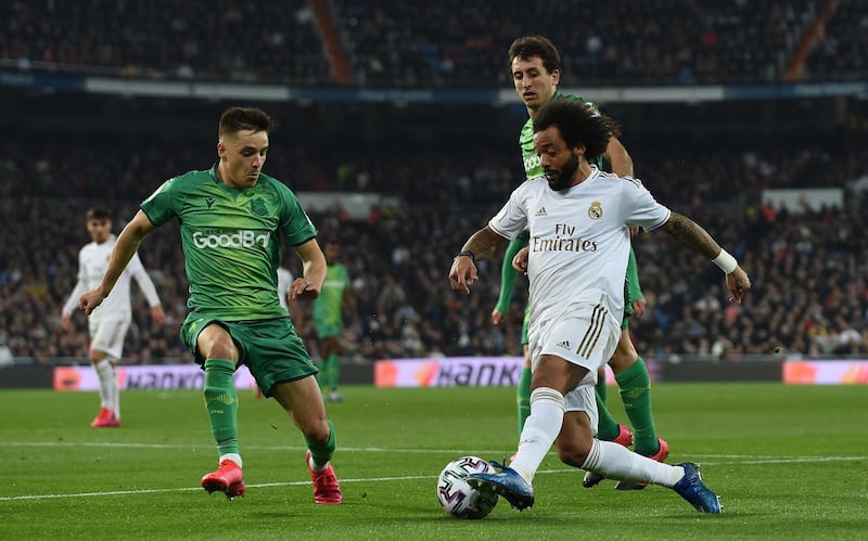Real Madrid's Marcelo on the attack. Getty