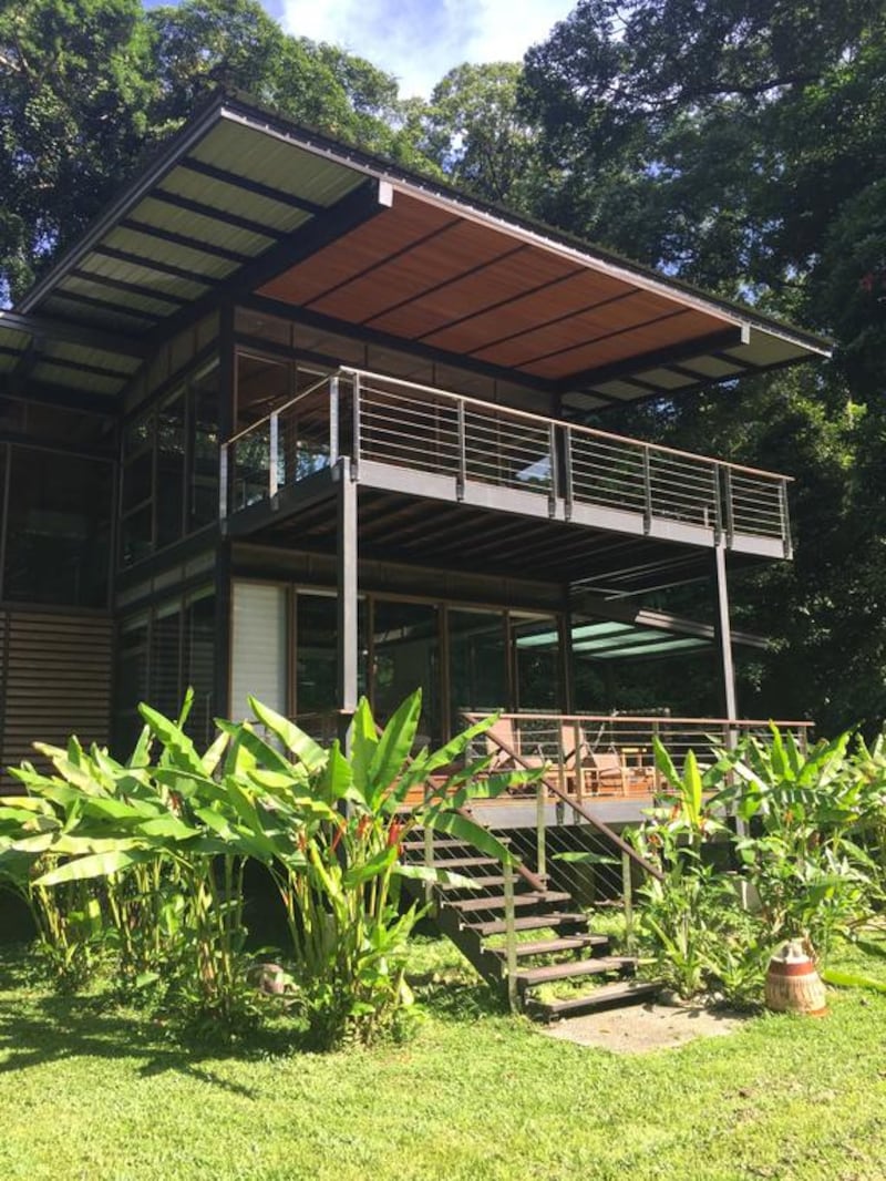 The exterior of one of just 30 lodges at at Borneo Rainforest Lodge. Rosemary Behan