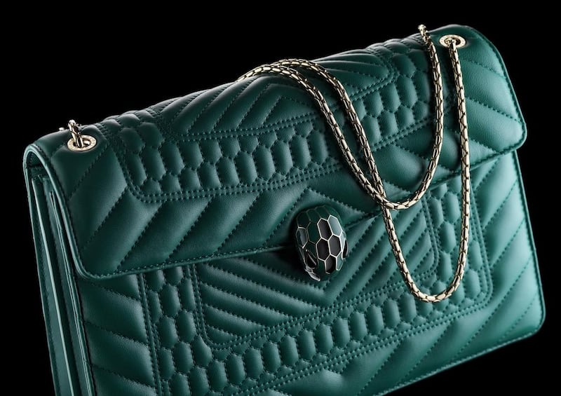 Serpanti Forever bag, exclusive to the Middle East, by Bulgari. Courtesy Bulgari