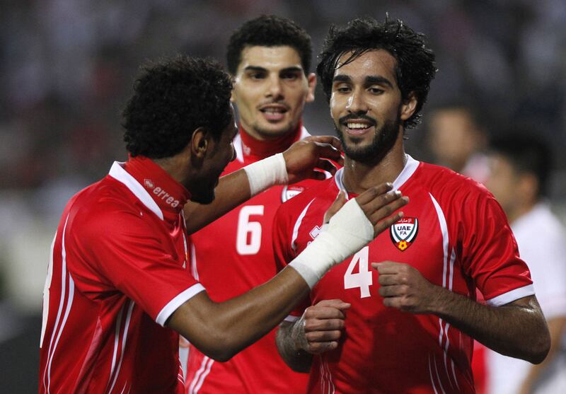 UAE's Habib Al Fardan has played a crucial part in UAE football wins. Kham / Reuters