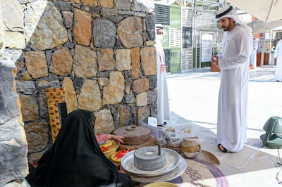 Sheikh Hamdan bin Mohammed, Crown Prince of Dubai, visits the Sameem pavilion. Photo: Twitter