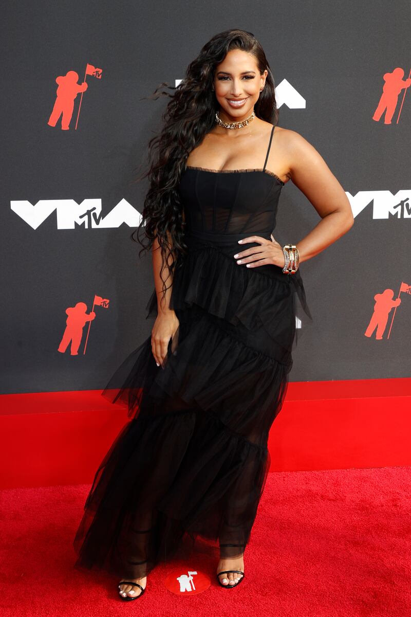 US TV and radio host Nessa arrives on the MTV Video Music Awards red carpet.