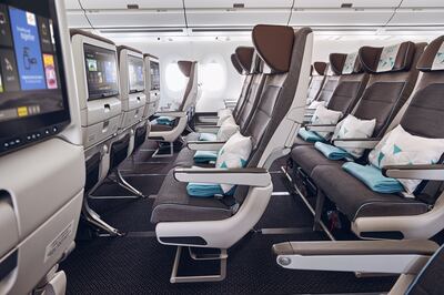 Etihad Economy Space offers neighbour-free seating and four inches of extra legroom. Photo: Etihad Airways