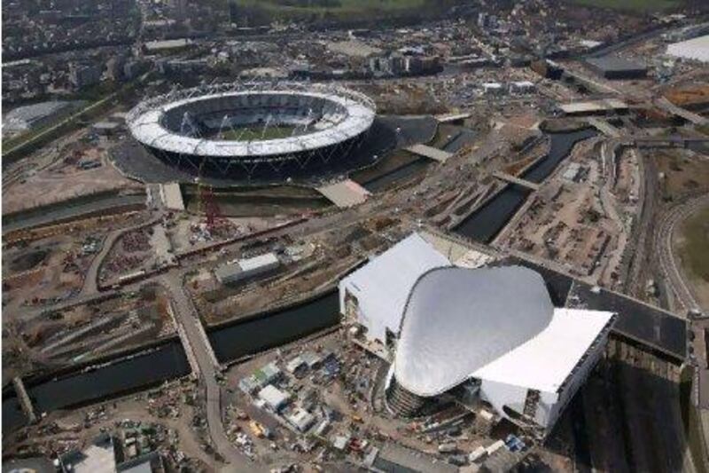 The construction the Olympic Stadium and other facilities for the London Olympic Games are expected to rejuvante a previously rundown area of the British capital, but there are doubts as to whether residents will benefit in the long run. Anthony Charlton / Olympic Delivery Authority / AFP