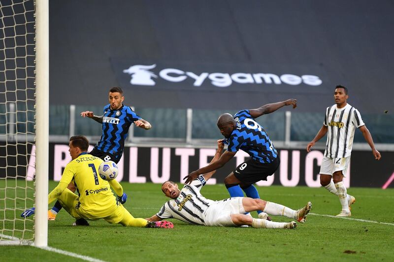 Juve defender Giorgio Chiellini scores an own goal. Getty