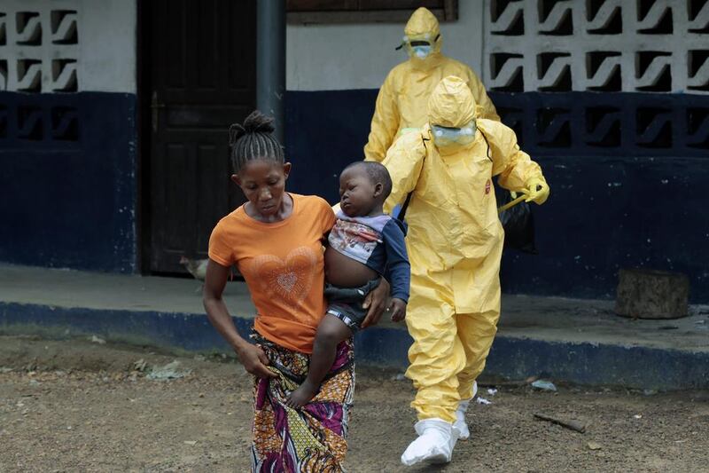 Nathaniel Edward,2, is listless and limp. The boy’s grandmother died of Ebola, and now his mother is sick too. 