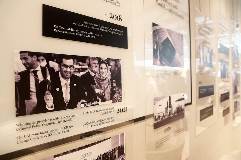 Some old photos are on display at the Diplomacy Lab.
