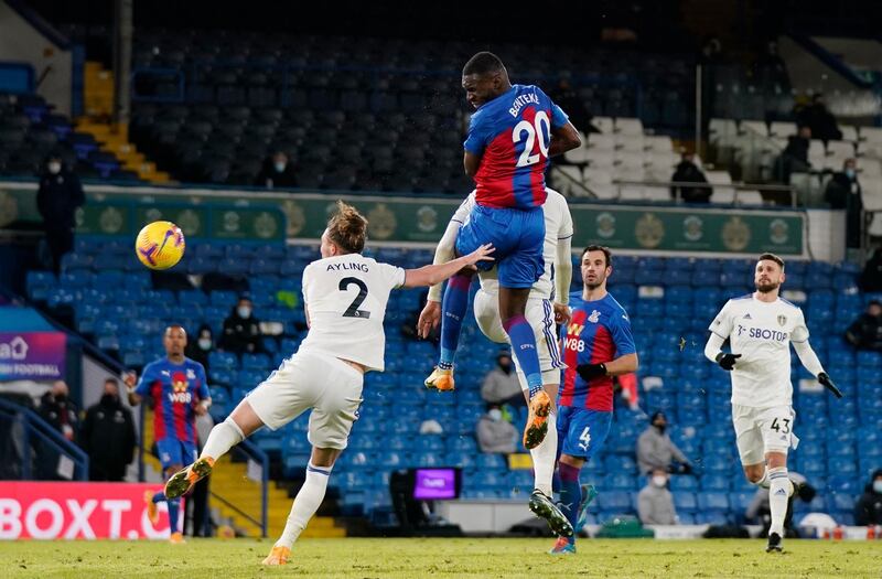 SUB Christian Benteke (Ayew 76’) – N/R, Saw a good header saved by Meslier. Reuters